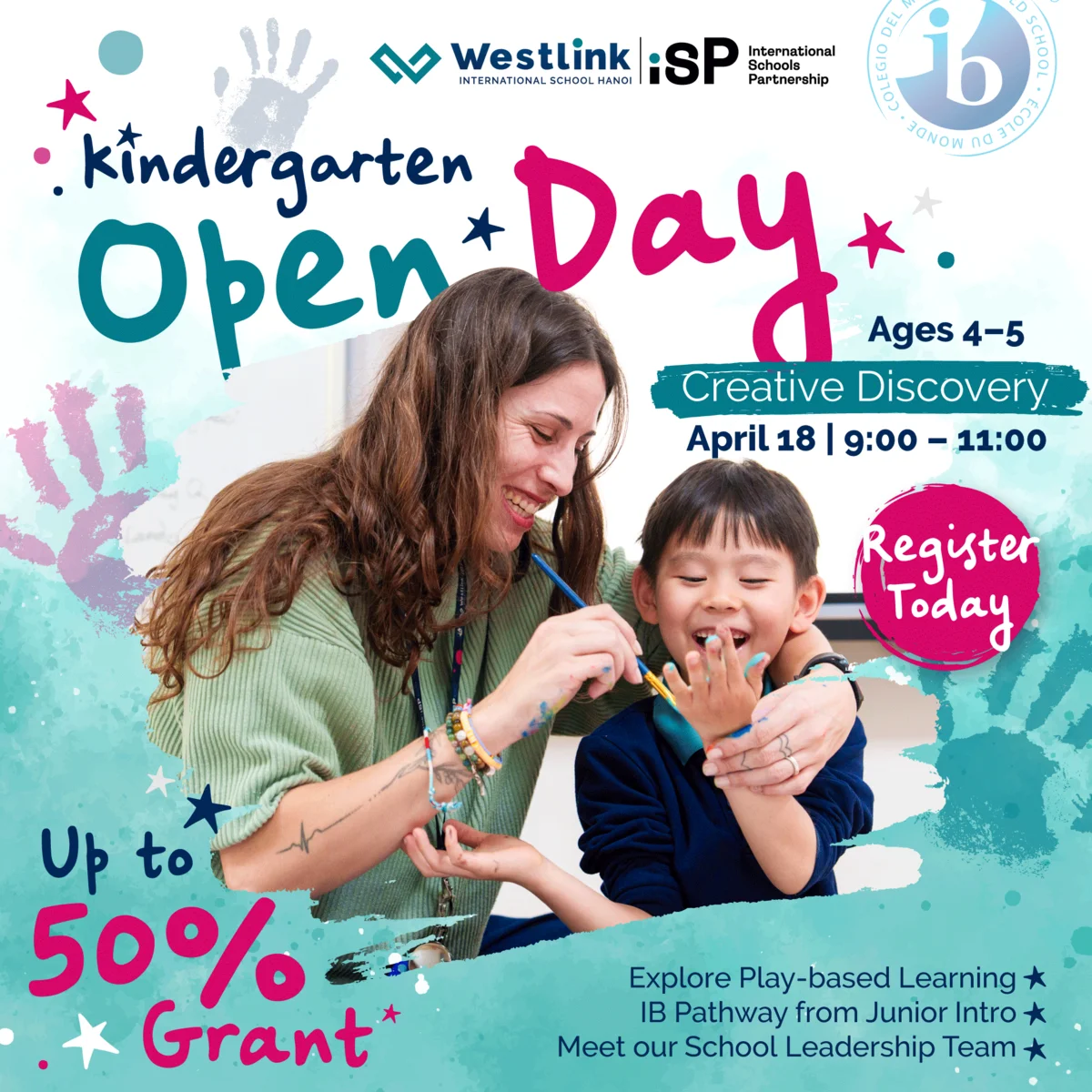 Kindergarten Open Day April 18 | Creative Discovery at Westlink (Up to 50% Grant)